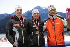 GOLD Armin Hager (AUT); SILVER Linus Heidegger (AUT); BRONZE Kai Verbij (NED)